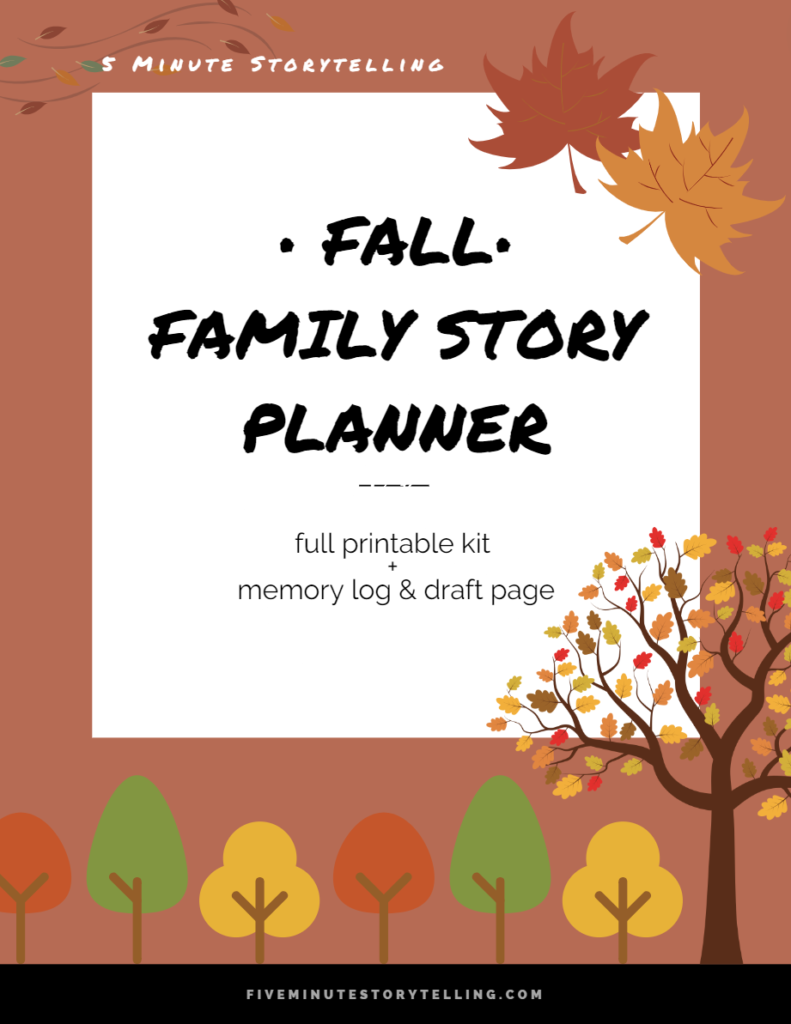 Fall Family Story Planner